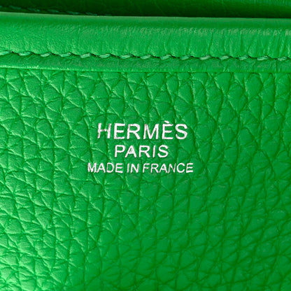 Hermes Taurillon Clemence Evelyne III PM Bambou 6 of 11