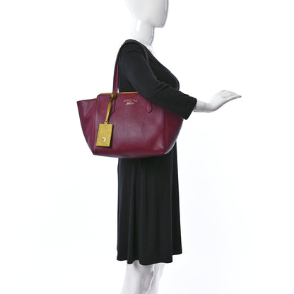 Gucci Dollar Calfskin Small Swing Tote Raspberry Sorbet 2 of 12