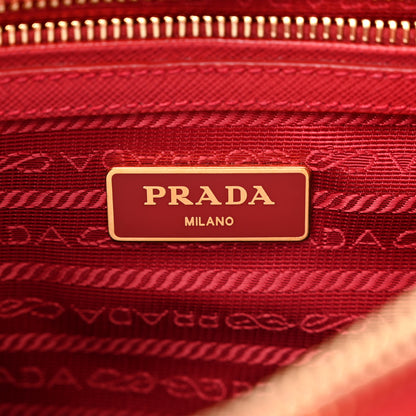 Prada Saffiano Lux Medium Tote Fuoco 6 of 11
