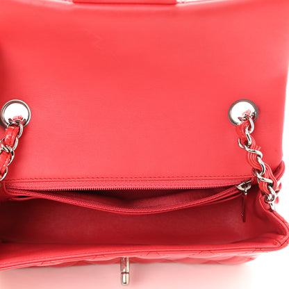 Chanel Patent Calfskin Quilted Mini Rectangular Flap Red 4 of 12