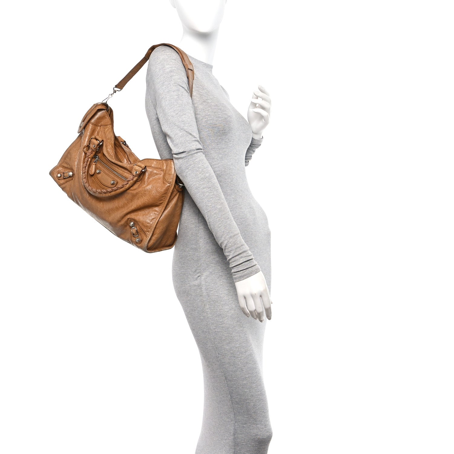 Balenciaga Agneau Giant 12 Silver Hardware City Cumin 2 of 14