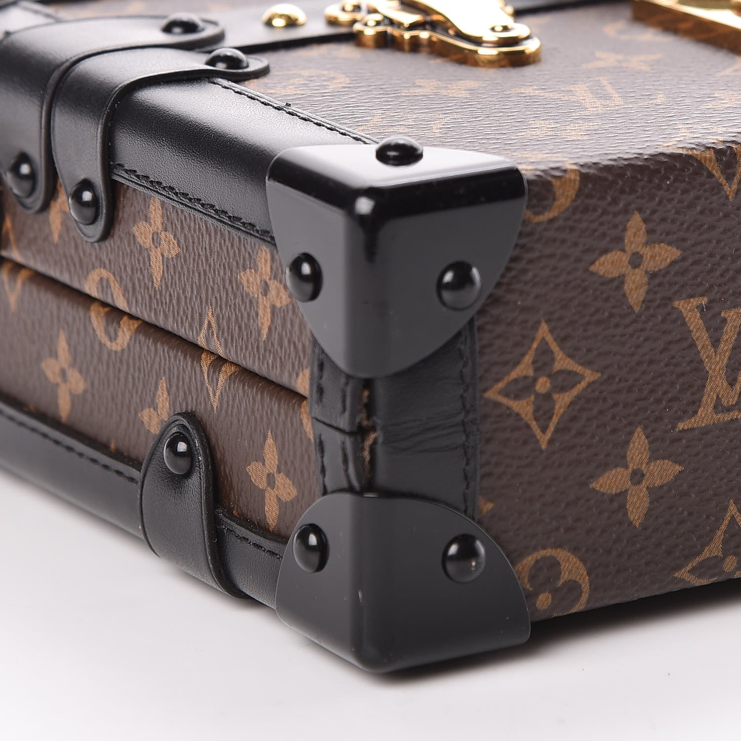 Louis Vuitton Monogram Petite Malle Black 9 of 10