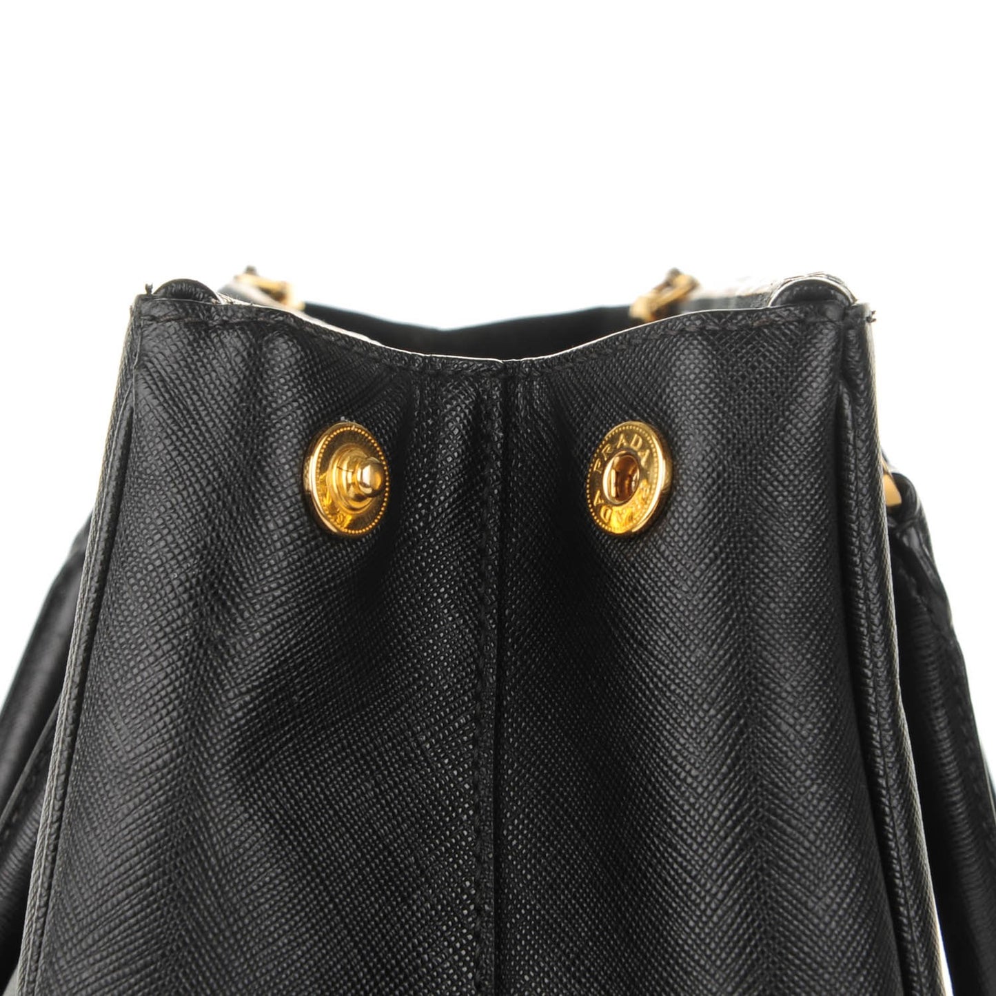 Saffiano Lux Extra Large Galleria Double Zip Tote Black