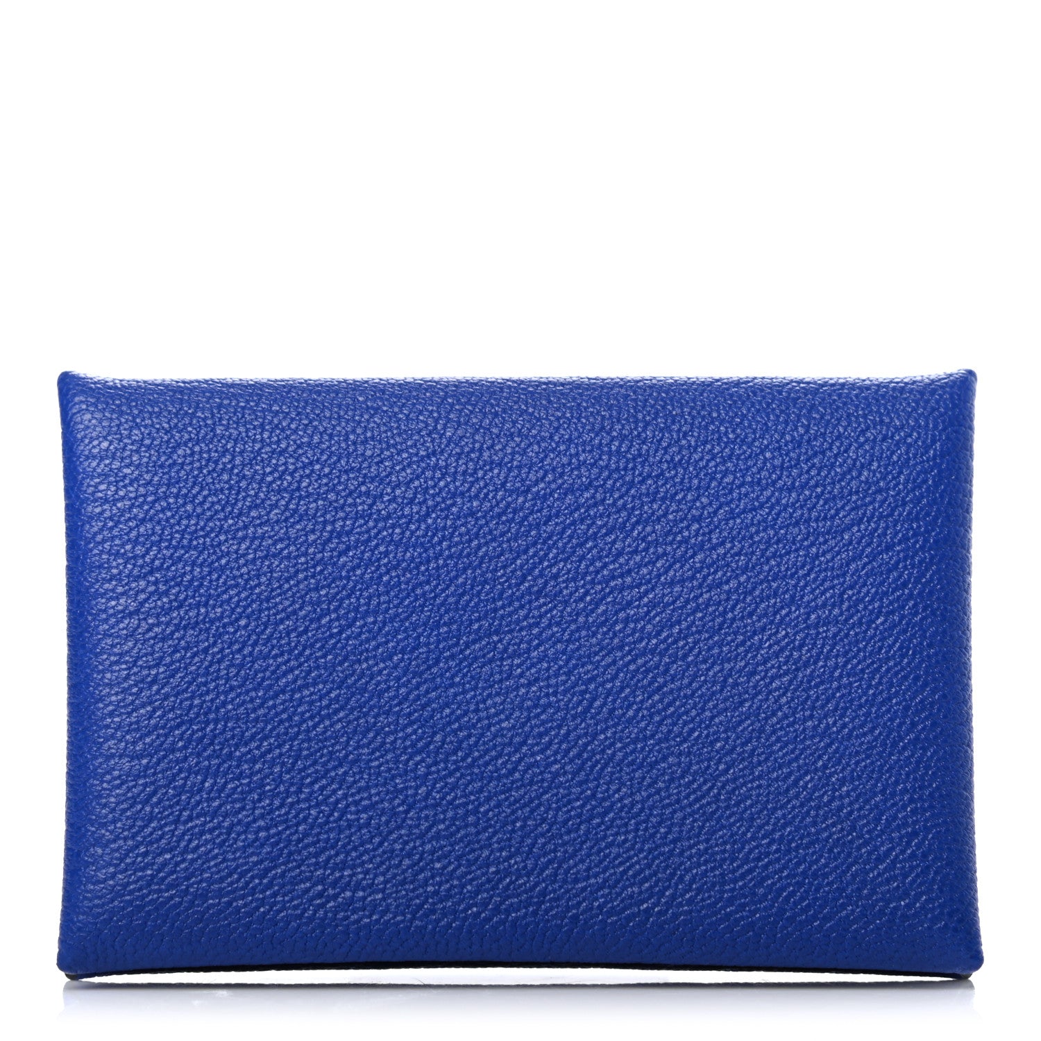 Hermes Chevre Mysore Calvi Card Case Bleu Electrique 1 of 7