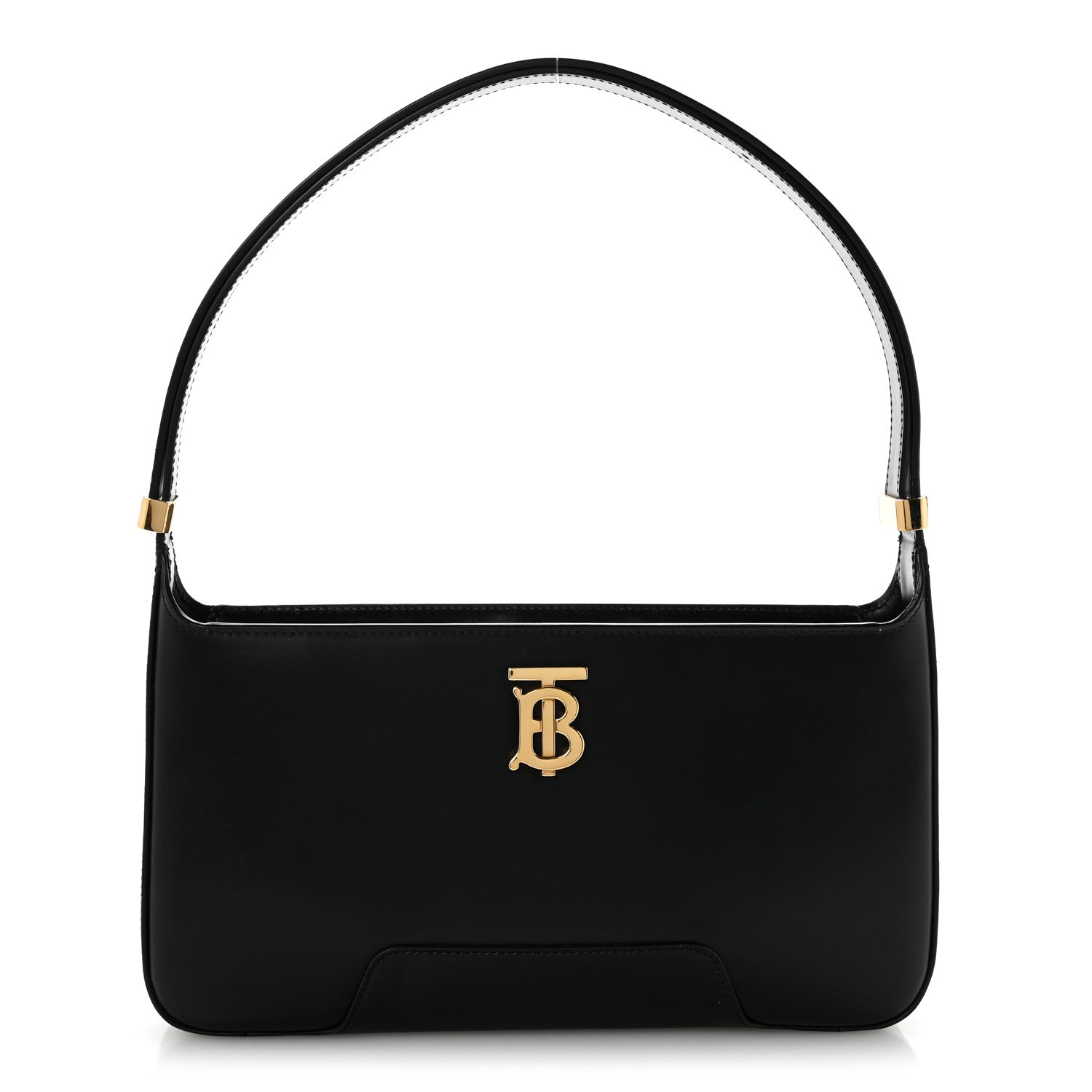 Burberry Smooth Calfskin TB Shoulder Bag Black 1 of 11