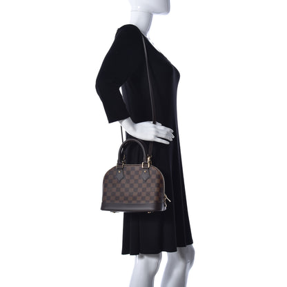 Louis Vuitton Damier Ebene Alma BB 2 of 13