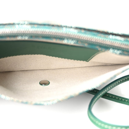 Goyard Goyardine Plumet Wallet Clutch Green 5 of 9