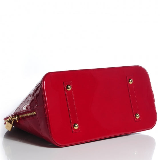 Louis Vuitton Vernis Alma GM Pomme D'Amour 4 of 8