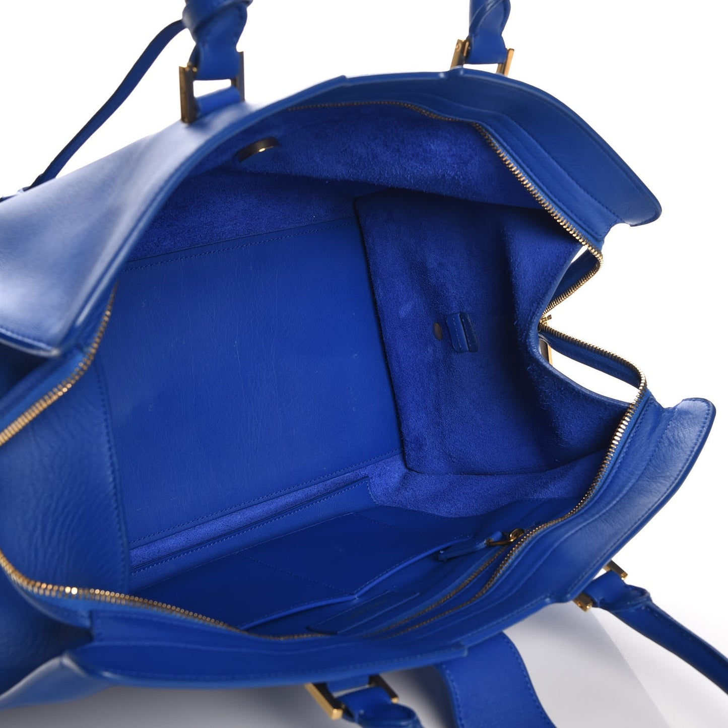Calfskin Medium Classic Y Cabas Royal Blue