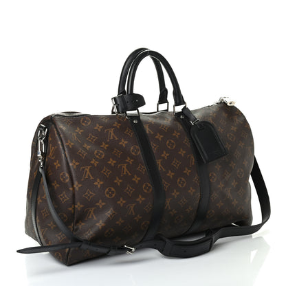 Louis Vuitton Monogram Macassar Keepall Bandouliere 45 2 of 4