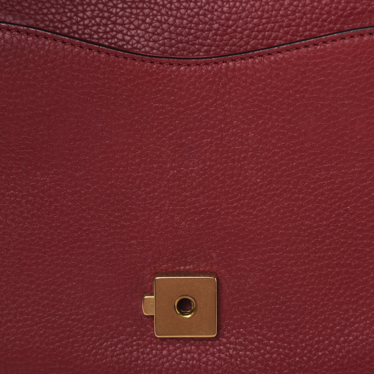 Calfskin Mini GG Marmont Top Handle Bag Vulcanic Red