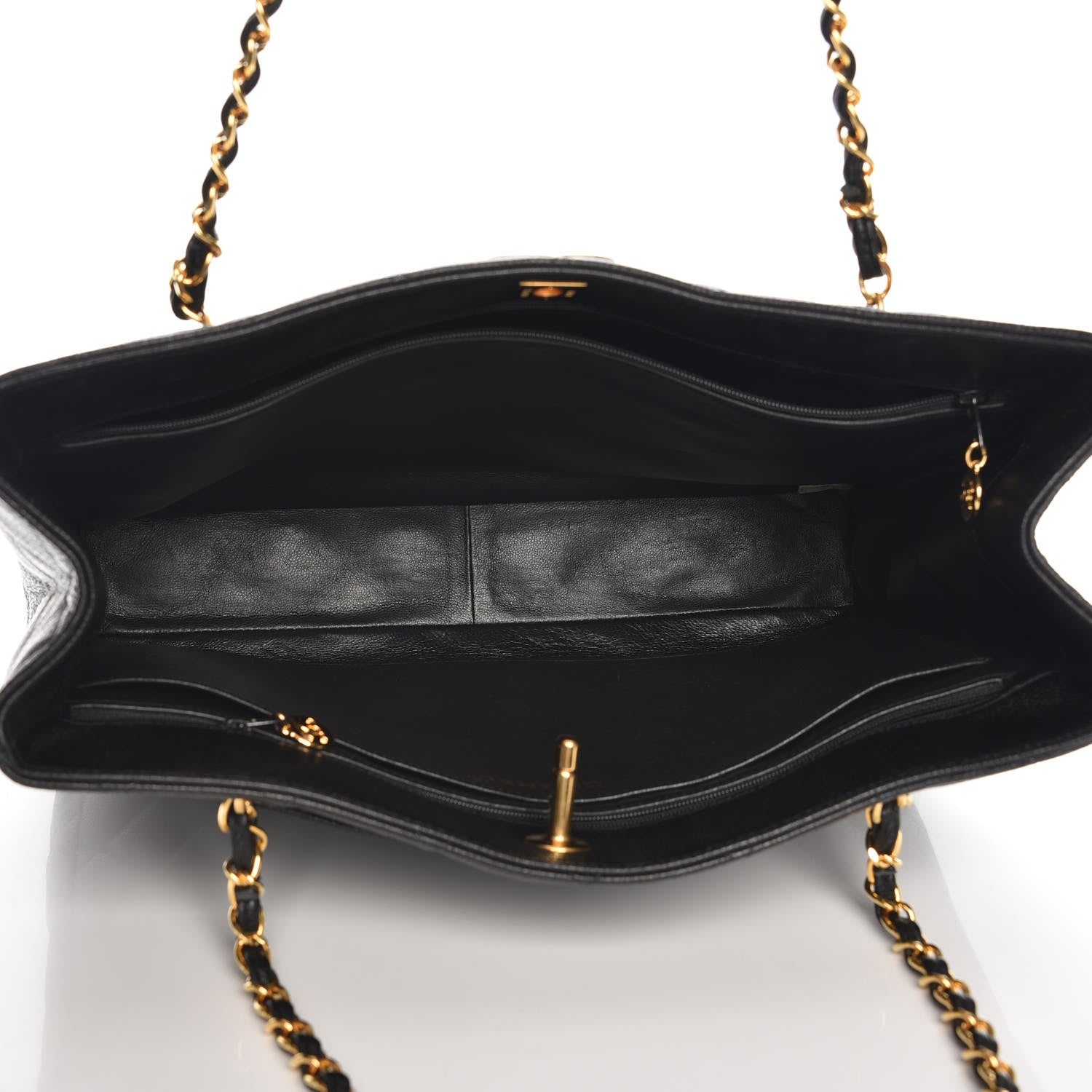 Chanel Caviar Quilted Shopper Tote Black 5 of 8