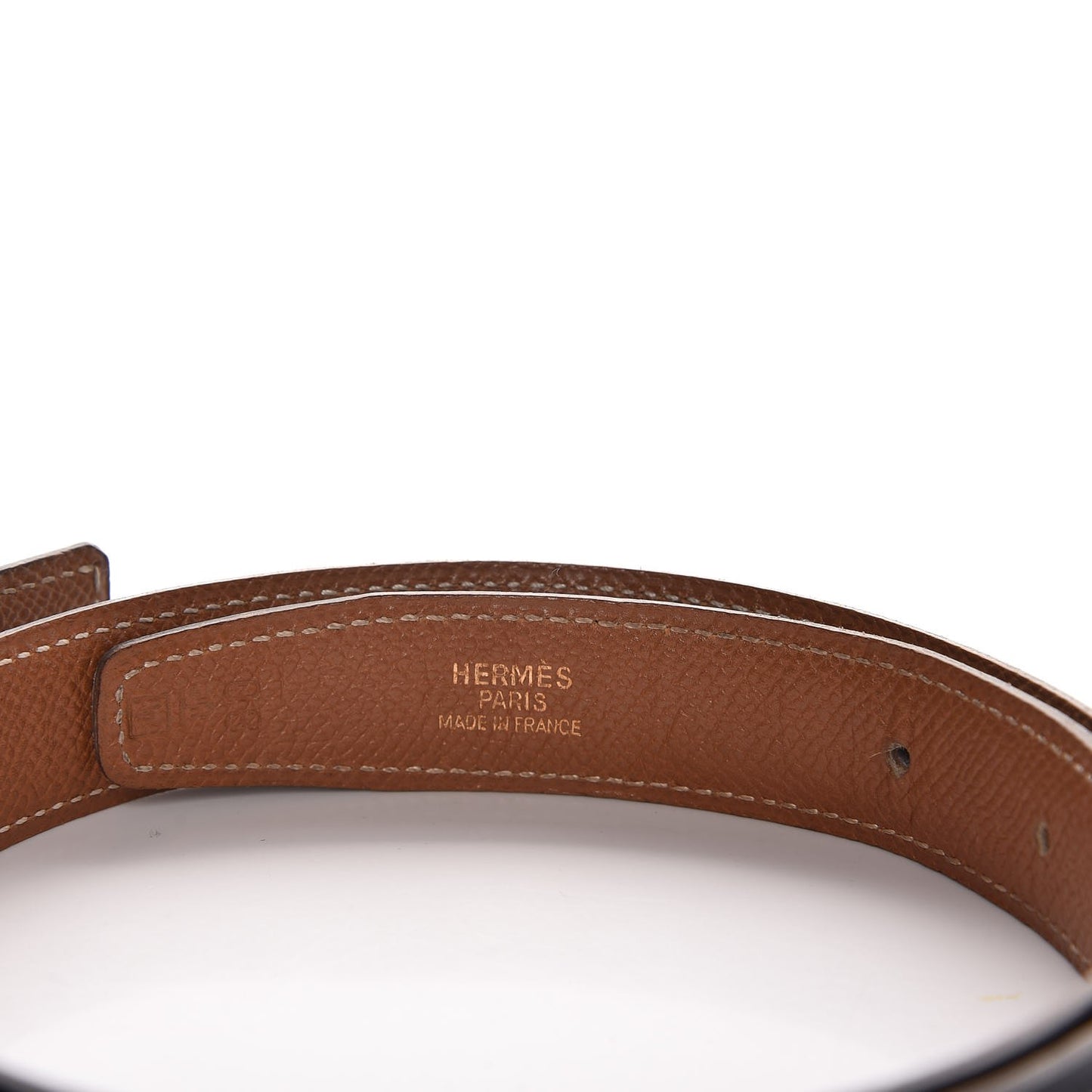 Box Courchevel 24mm Constance Belt 80 Black Gold