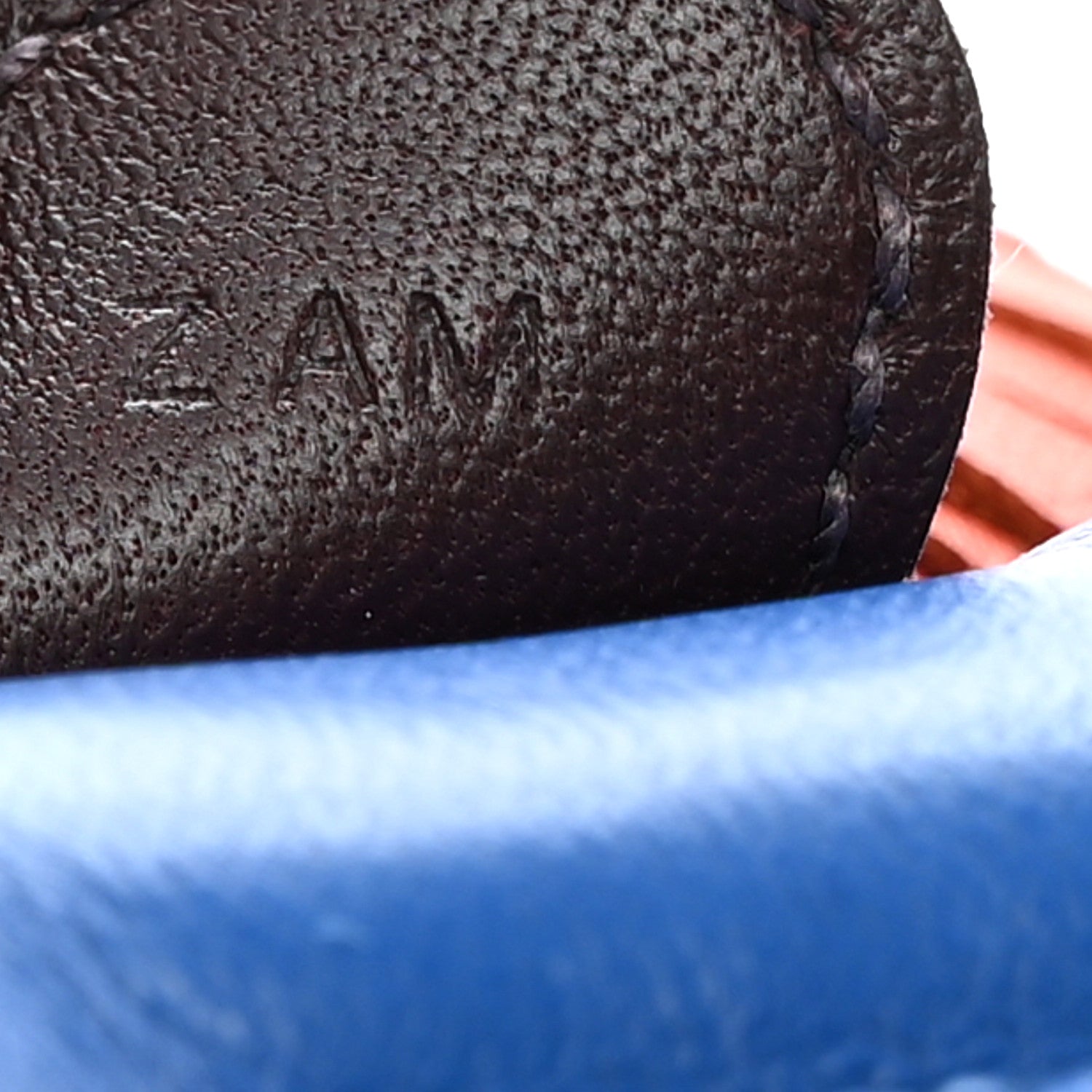 Hermes Milo Lambskin Grigri Rodeo Horse Bag Charm PM Bleu France Cornaline Rouge Sellier 4 of 7