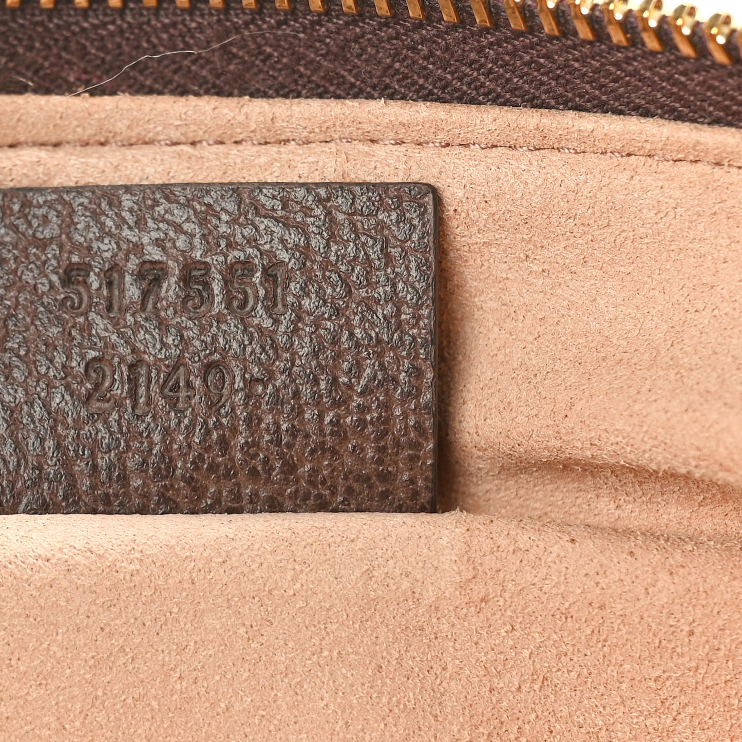 GG Supreme Monogram Large Ophidia Pouch Clutch Brown