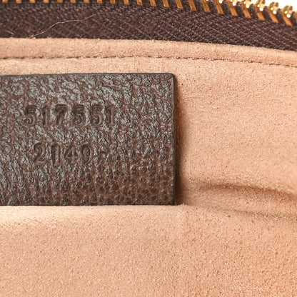 Gucci GG Supreme Monogram Large Ophidia Pouch Clutch Brown 7 of 8