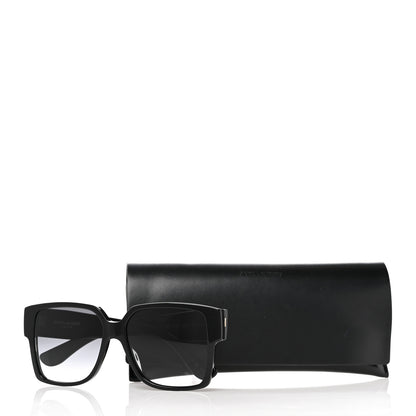 Saint Laurent Square SL M9 Sunglasses Black 8 of 8