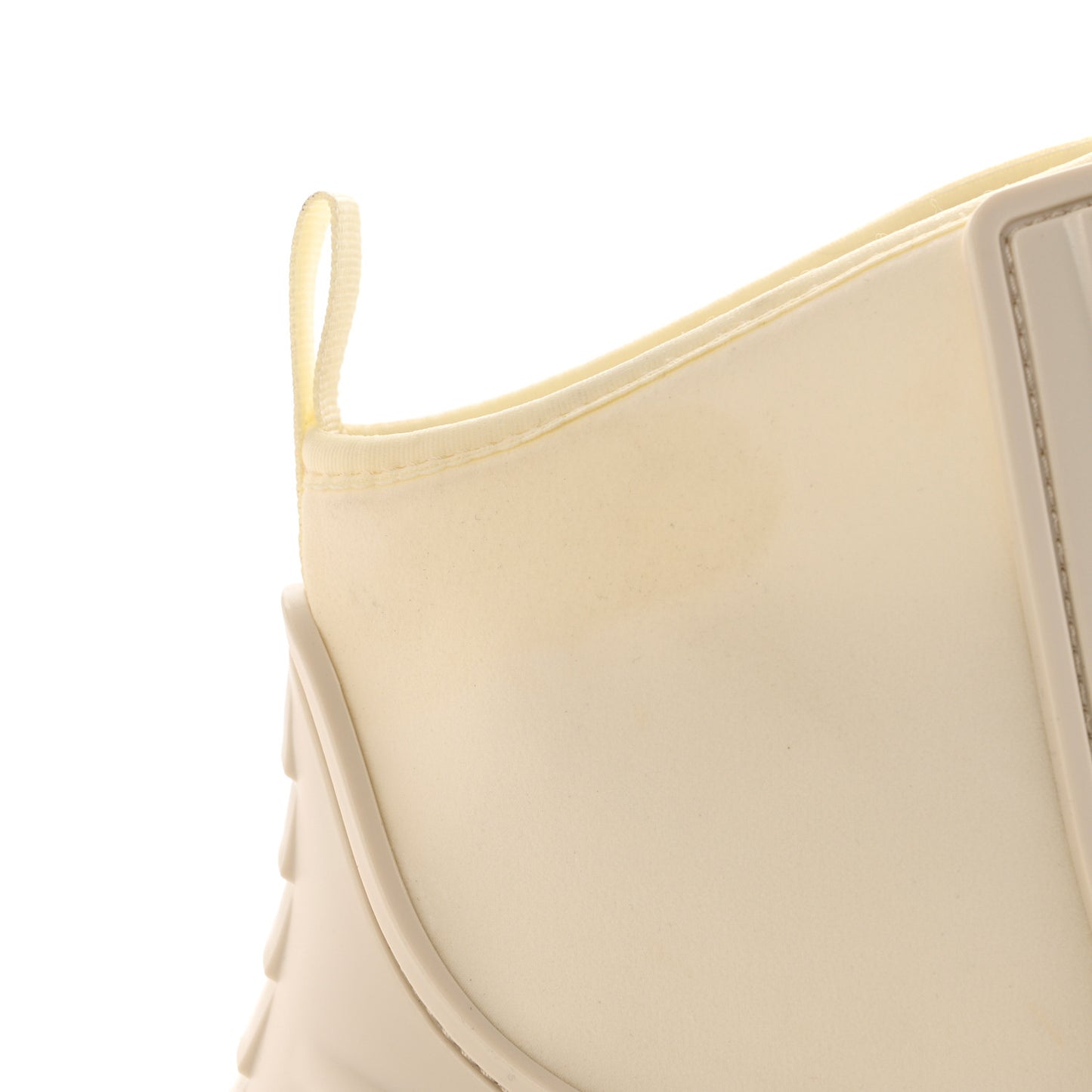 Neoprene Rubber Dior Genesis 30mm Ankle Boots 41 Off White