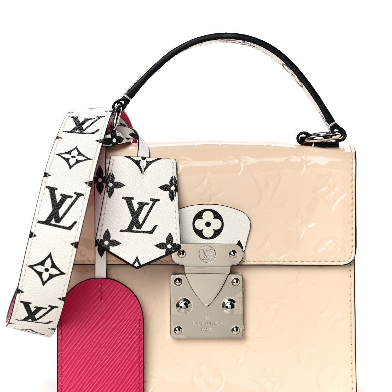 Louis Vuitton Vernis Epi Monogram Spring Street Creme 7 of 12