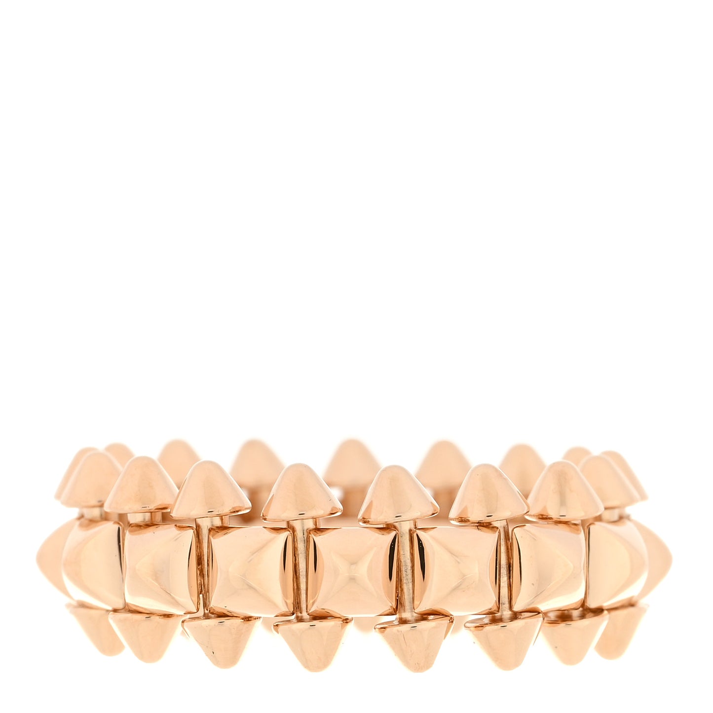 18K Pink Gold MM Clash De Cartier Ring 52 6