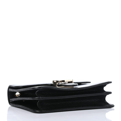Gucci Dollar Calfskin Small Interlocking G Shoulder Bag Black 3 of 4