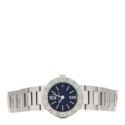 Bulgari Stainless Steel 23mm Quartz Watch Blue 2 of 5
