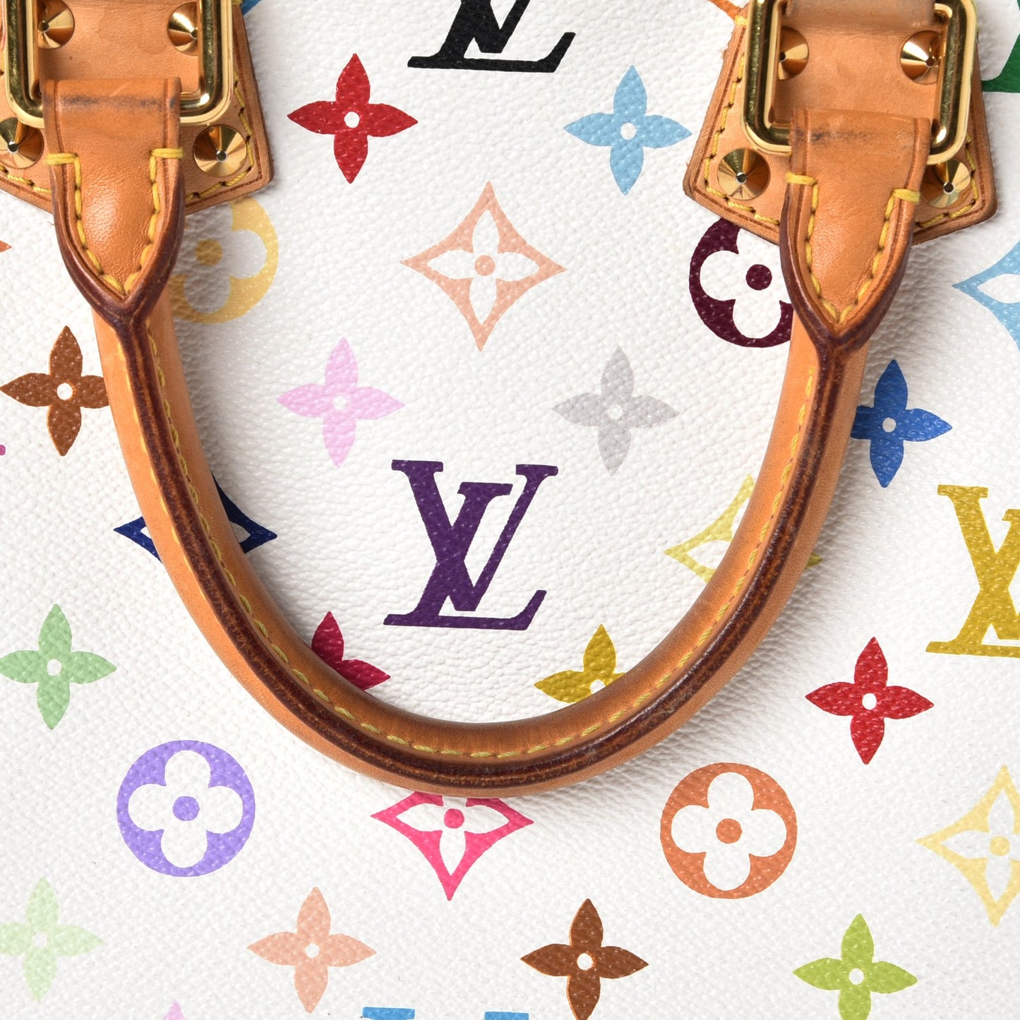 Monogram Multicolor Trouville White
