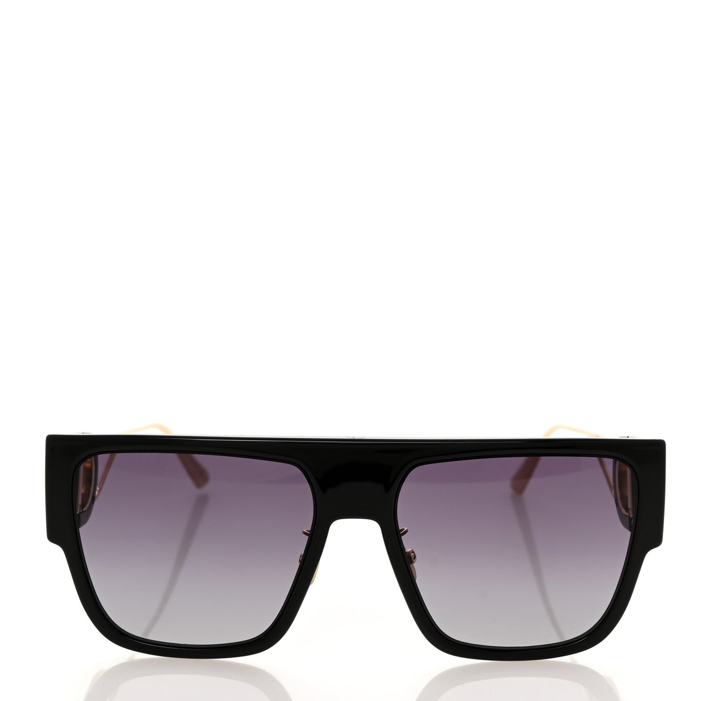 Rectangular 30 Montaigne S3U Sunglasses Black