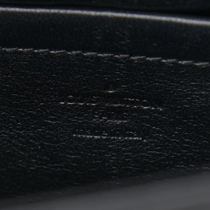 Louis Vuitton Lambskin Malletage Pochette Flap Black 6 of 13
