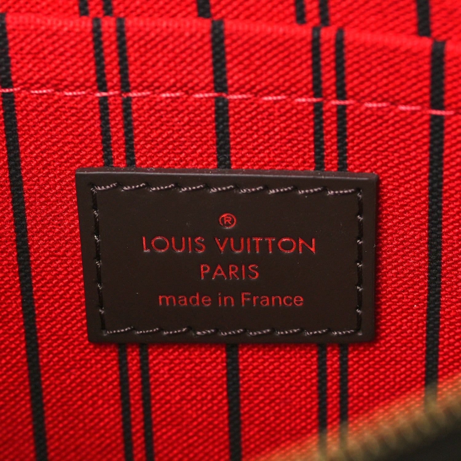 Louis Vuitton Damier Ebene Neverfull MM GM Pochette 6 of 9
