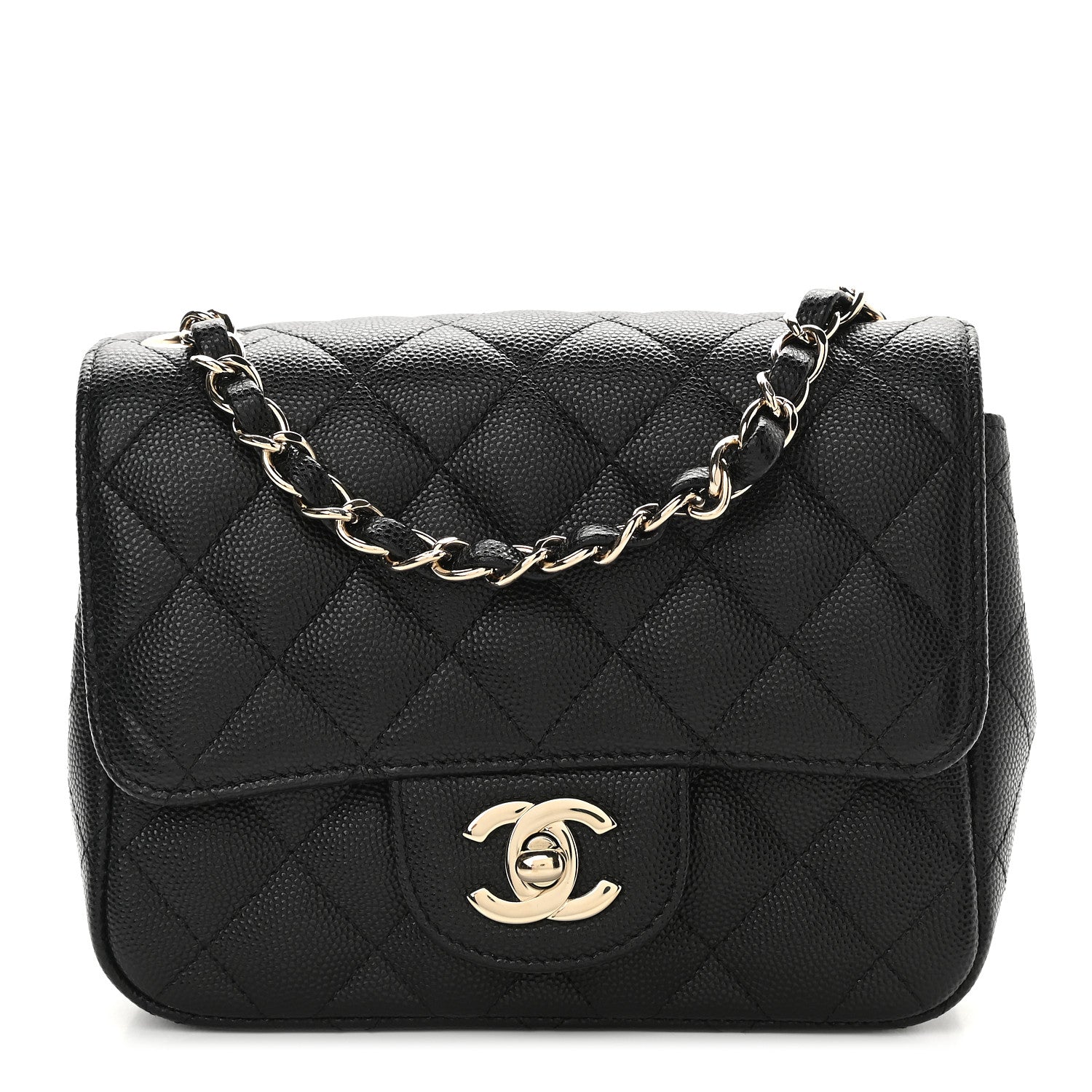 Chanel Caviar Quilted Mini Square Flap Black 1 of 9