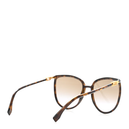 Fendi Acetate Cat Eye Sunglasses FF 0432/G/S Tortoise 4 of 7