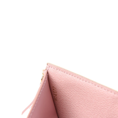 Louis Vuitton Damier Azur Victorine Wallet Rose Ballerine 7 of 8