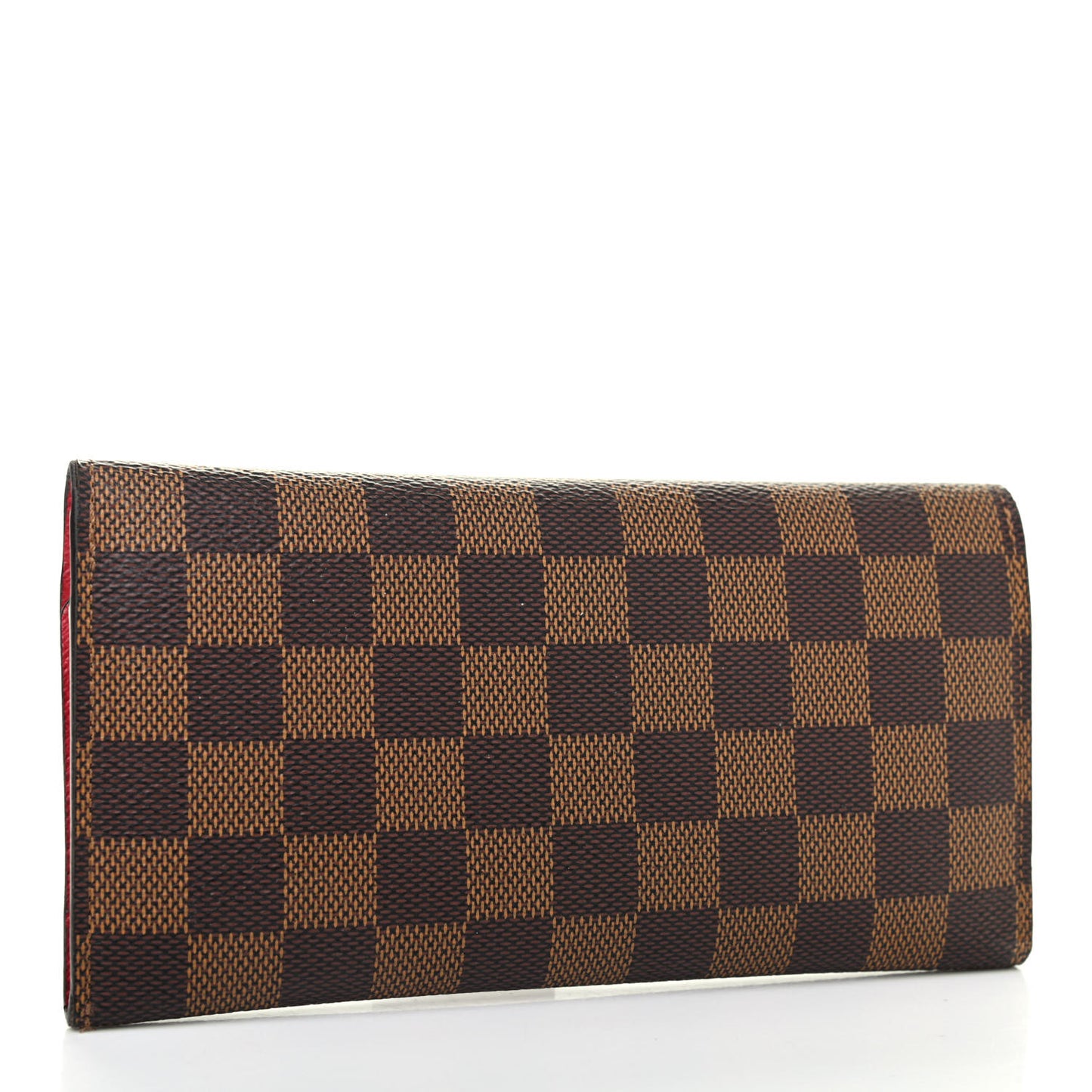 Damier Ebene Josephine Wallet Red