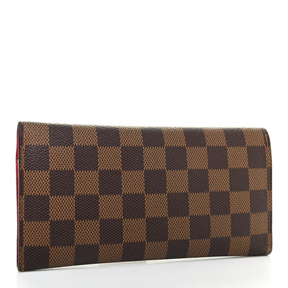 Louis Vuitton Damier Ebene Josephine Wallet Red 2 of 4