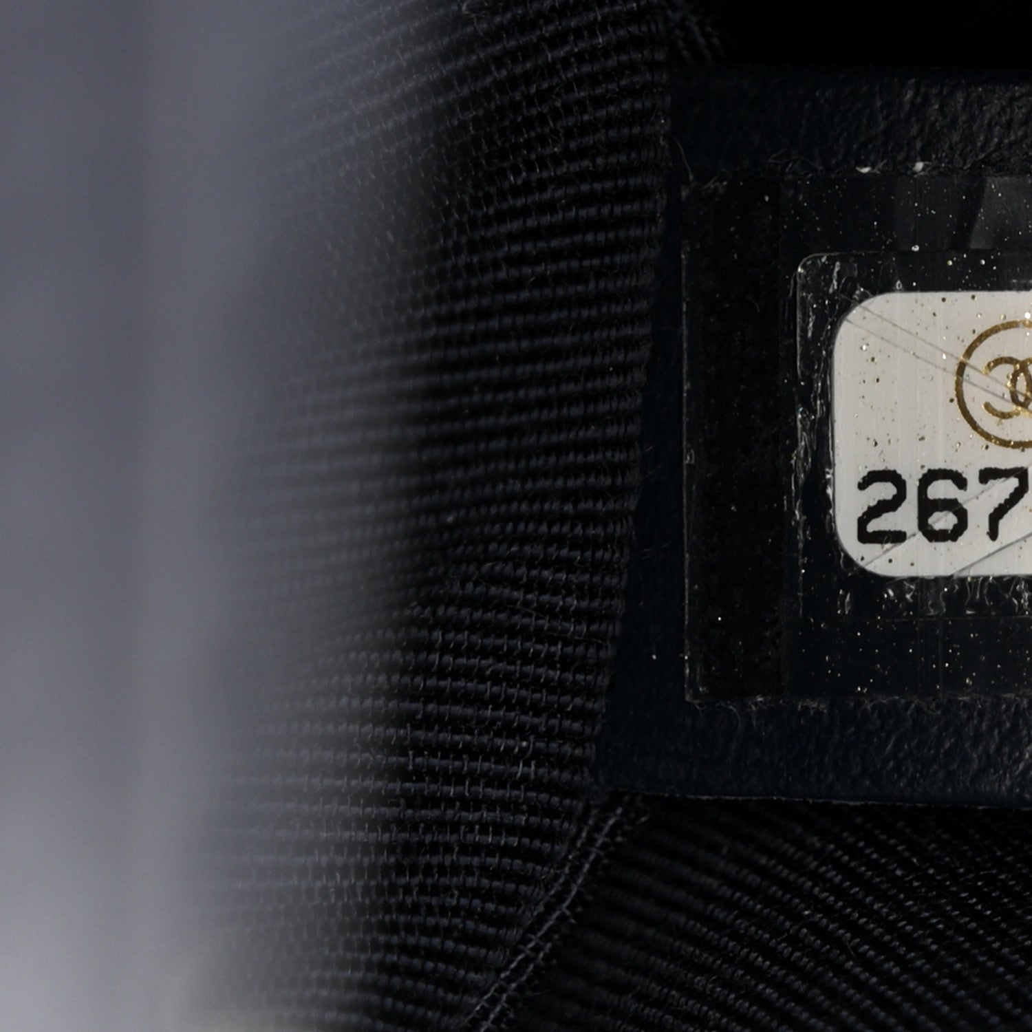 Chanel Calfskin Quilted CC Small Vanity Case Navy 7 of 13