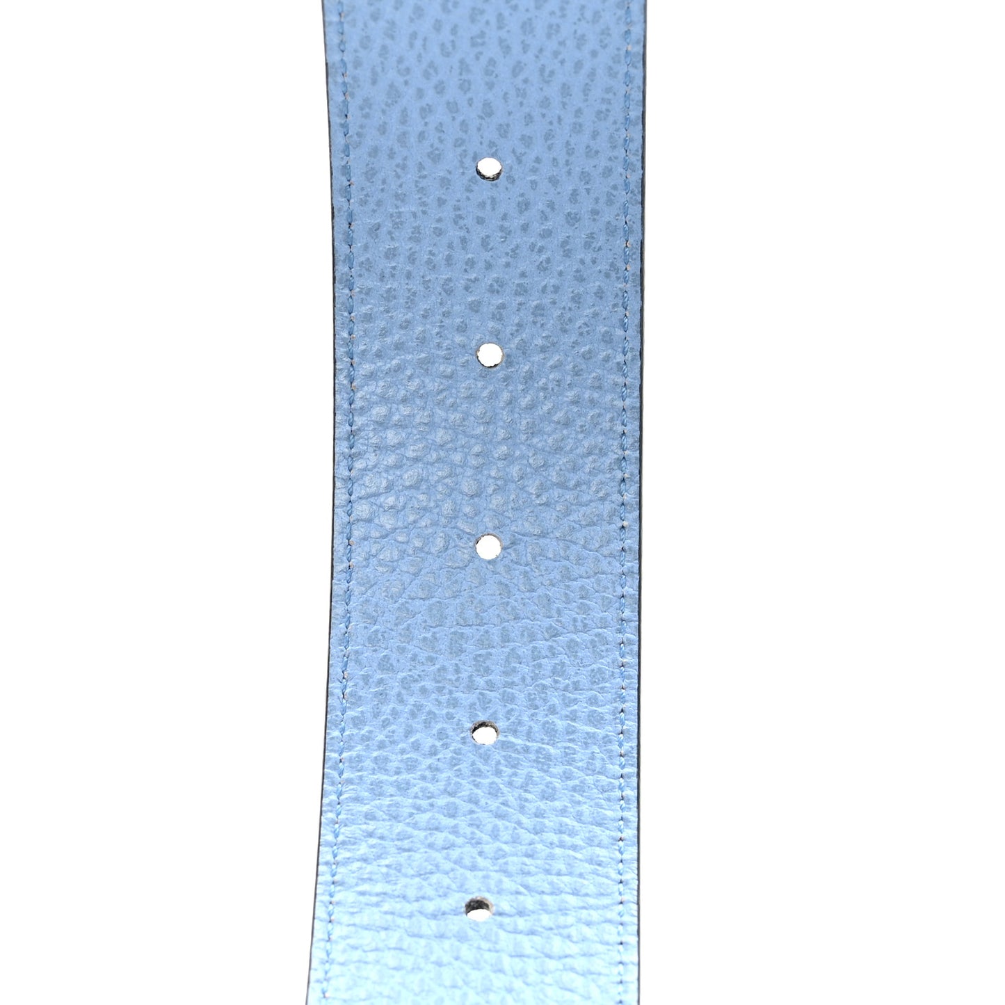 Dollar Calfskin 1973 Reversible Belt 85 34 Black Mineral Blue