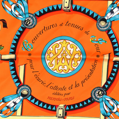 Hermes Silk Couvertures et Tenues de Jour Scarf 90 2 of 4