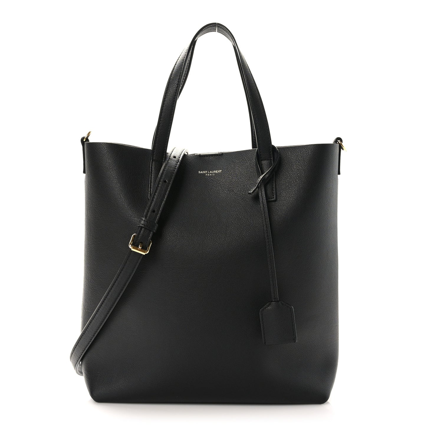 Calfskin Toy Shopping Tote Black