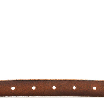 Gucci Faded Calfskin Double G 20mm Belt 80 32 Cuir 3 of 5