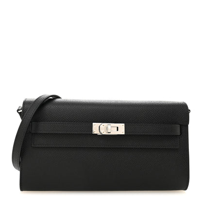 Hermes Epsom Kelly Wallet To Go Black 1 of 9