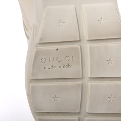 Gucci Calfskin Interlocking G Logo Mens Rhyton Sneakers 10.5 Ivory 8 of 13