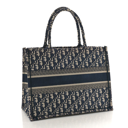 Christian Dior Oblique Medium Book Tote Blue Multicolor 3 of 8