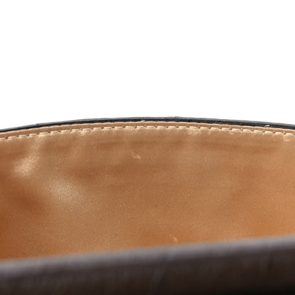 Prada Ostrich Beaded Bag Brown 12 of 23