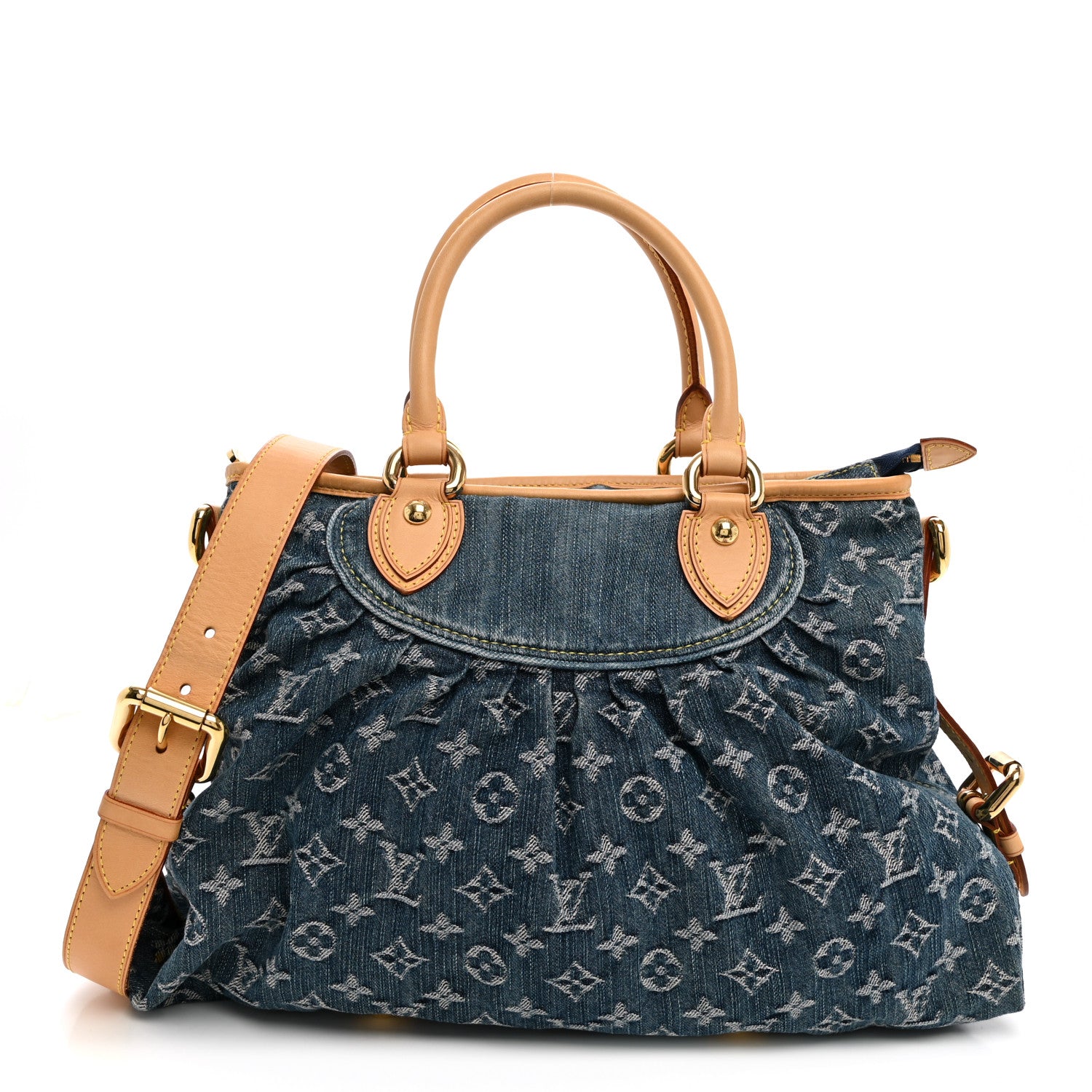 Louis Vuitton Denim Neo Cabby MM Blue 1 of 10