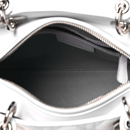 Christian Dior Lambskin Cannage Medium Lady Dior White 5 of 10