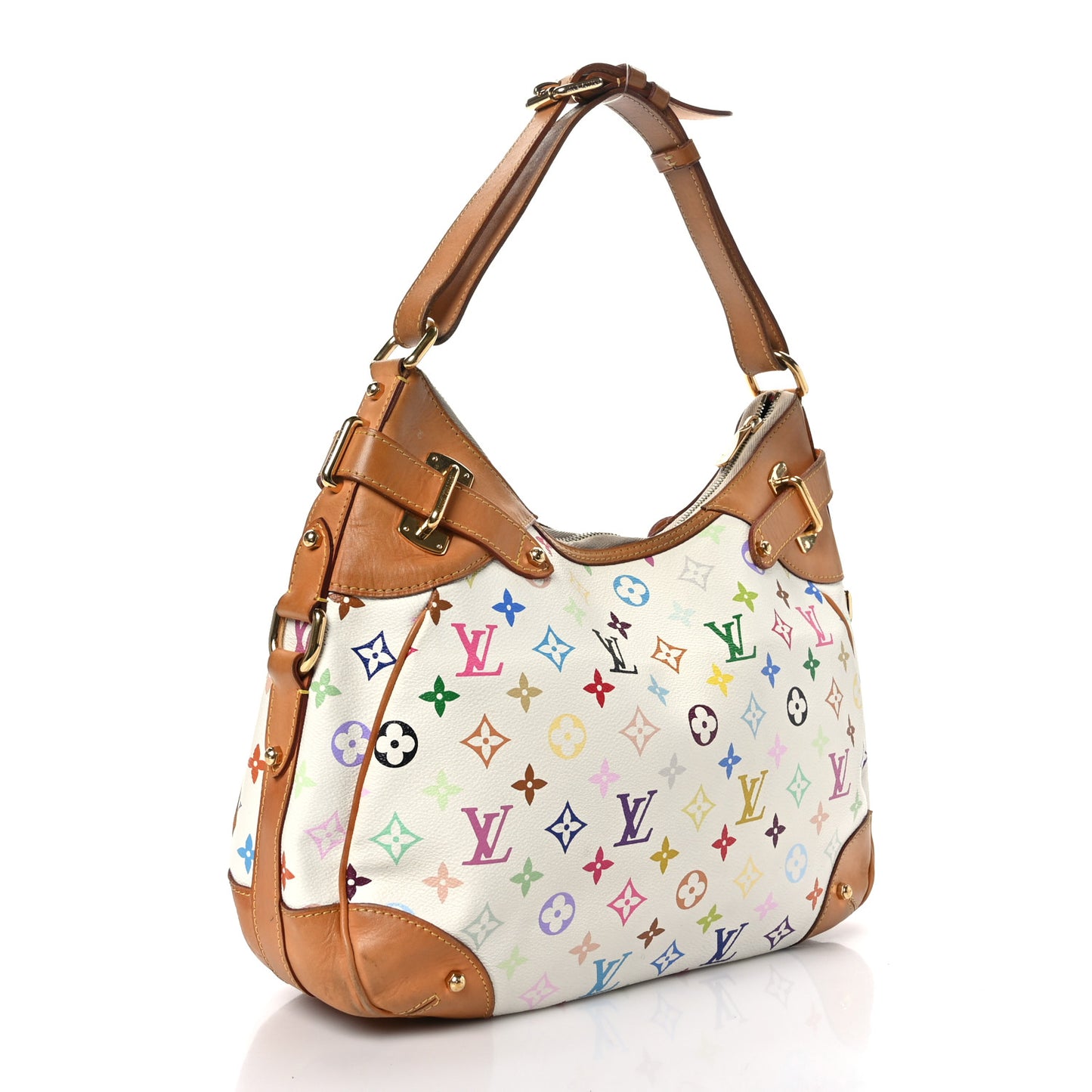 Monogram Multicolor Greta White