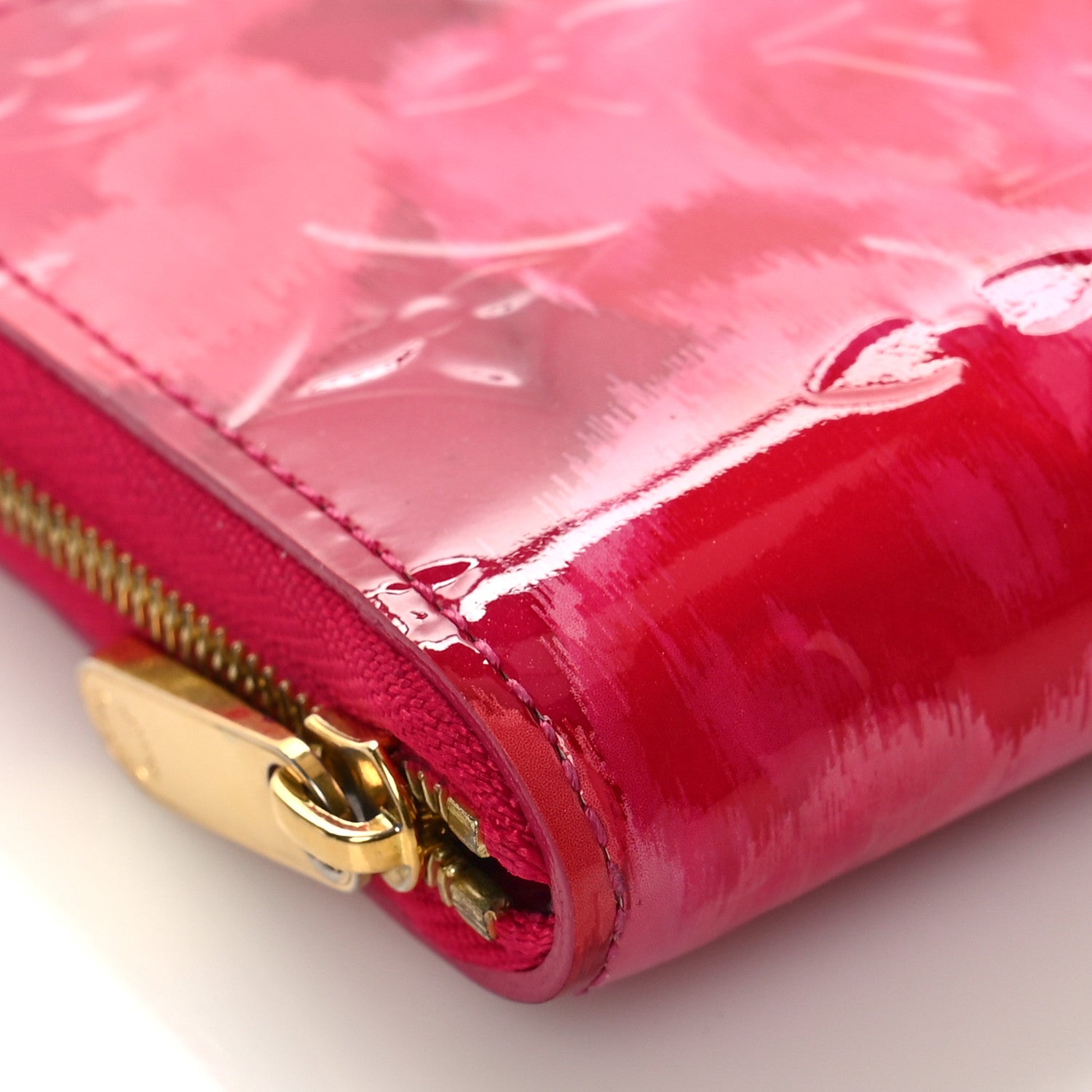 Louis Vuitton Vernis Ikat Zippy Coin Purse Rose Indien 7 of 8