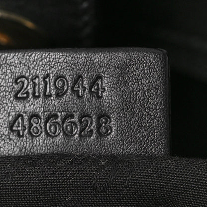 Gucci Guccissima Medium Sukey Tote Black 7 of 10