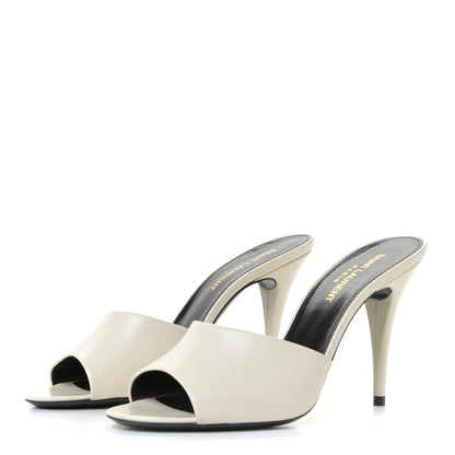 Saint Laurent Lambskin Sexy 95mm Pumps 36.5 White 2 of 10